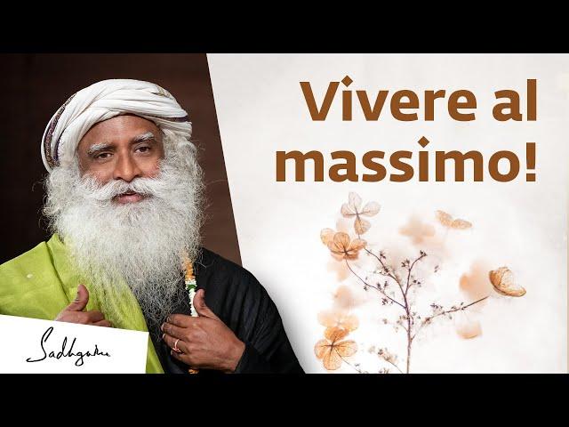 Come vivere la vita al massimo | Sadhguru Italiano