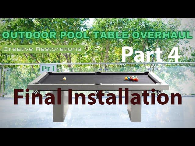 Putting Together an Outdoor Pool Table (AKA Nightmare Pool Table!)