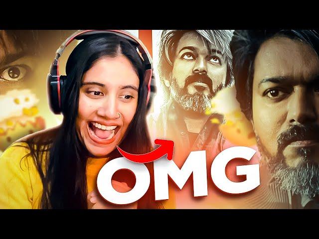 LEO Official Trailer Reaction  | Thalapathy Vijay | Lokesh Kanagaraj | Anirudh R | Ashmita Reacts