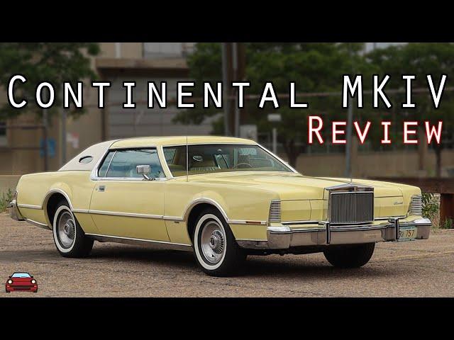 1976 Lincoln Continental Mark IV Review - Let's Talk 1970's Luxury...