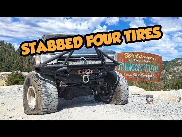 Can GlueTread Sidewall Repair Handle The Rubicon Trail