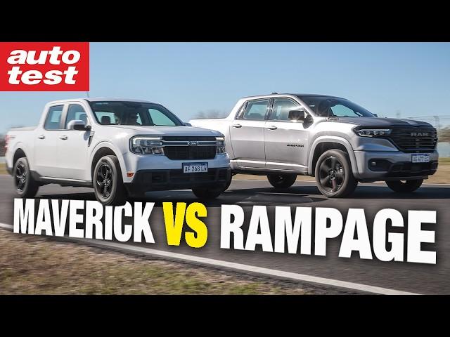 COMPARATIVO: Ford MAVERICK vs Ram RAMPAGE  ¿quiénes LA COMPRARÍAN?