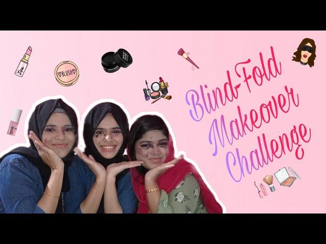 BlindFold MakeOver Challenge || QueenBeezz️