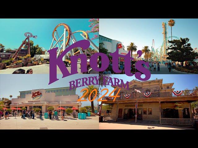 KNOTTS BERRY FARM 2024 - Full Day Adventure - ChrisMichael.Films