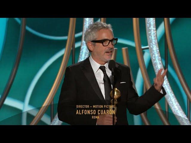 [HD] Alfonso Cuarón Wins Best Director | 2019 Golden Globes