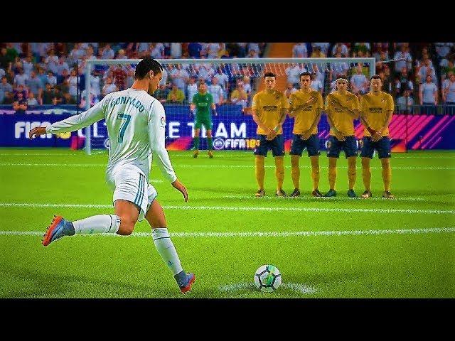 FIFA 18 BEST FREE KICK GOALS COMPILATION *INSANE*