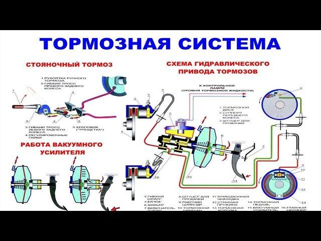 Тормозная система автомобиля Устройство и особенности работы