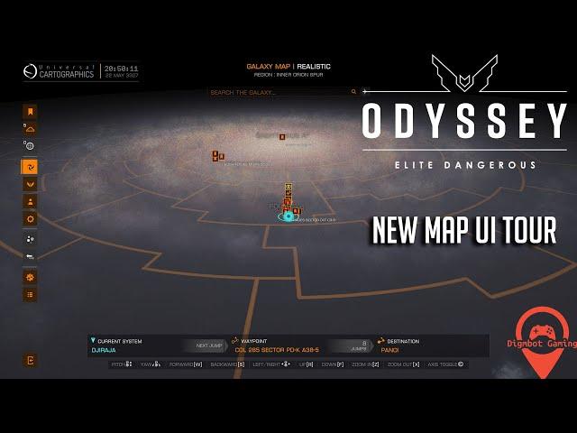 Elite Dangerous | Taking A Look At Odyssey's New Map UI