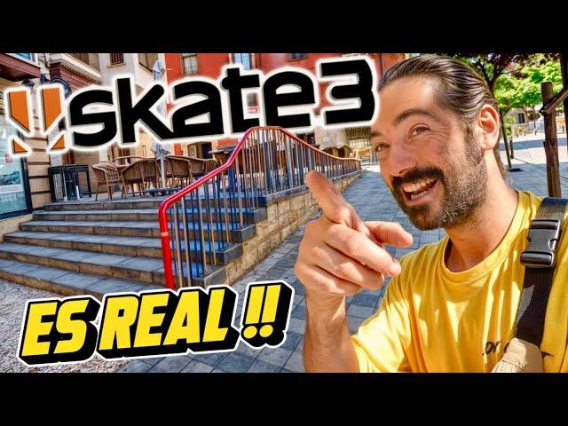 ESTA CIUDAD NO ES NORMAL !! ES UNA PISTA DE SKATE / todo se puede patinar en Calatayud