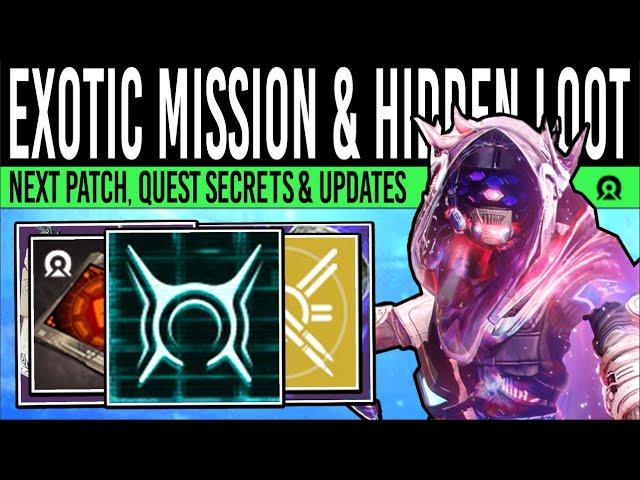 Destiny 2: EXOTIC MISSION & QUEST SECRETS! Future CHANGES, New Research, Feature Updates & More!