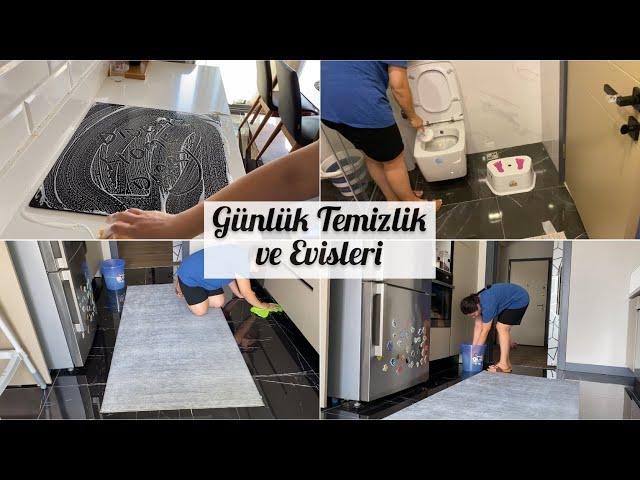 21I Temizlik Vlog | Günlük Temizlik | Yerleri Elbeziyle Sildim | Klozet Temizledim #temizlik