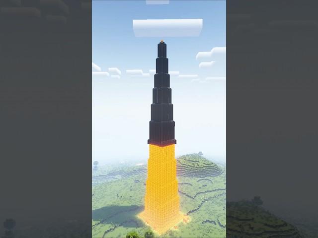 ОГРОМНАЯ БАШНЯ ИЗ БУЛЫЖНИКА В MINECRAFT! #shorts #minecraft