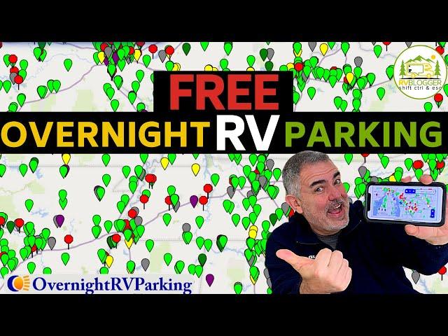 Free Overnight RV Parking - The Best Way to Find Free RV Camping Locations!