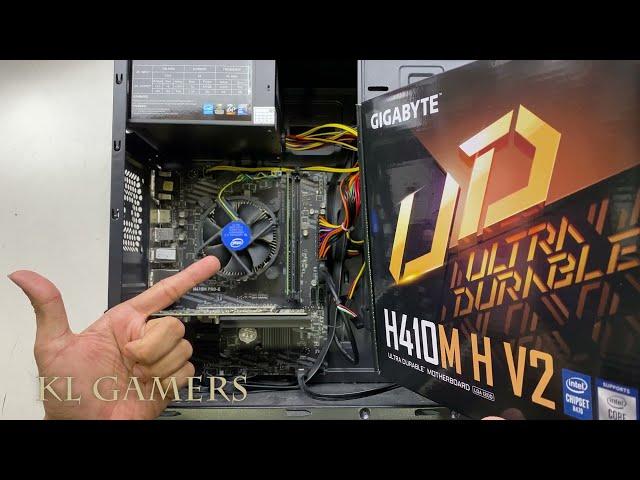 intel Core i5 10400F Simple Desktop PC Change GIGABYTE H410M H V2 motherboard