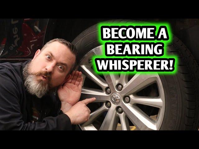 How to diagnose wheel bearings with a road test!