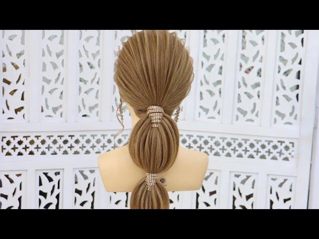 Lace braid hairstyle short tutorial ️️