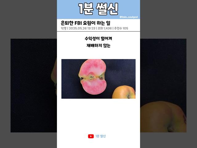 은퇴한 FBI 요원이 하는 일