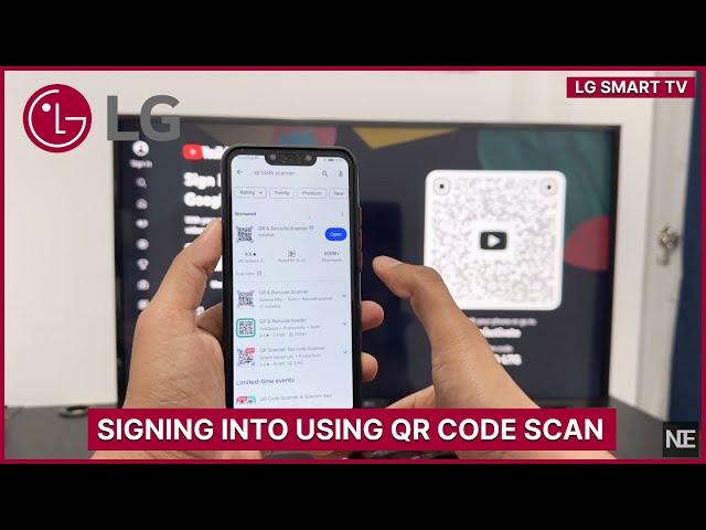 LG Smart TV: Signing Into YouTube App via QR Code Scan