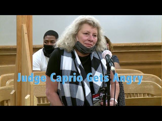 Judge Caprio Gets Angry