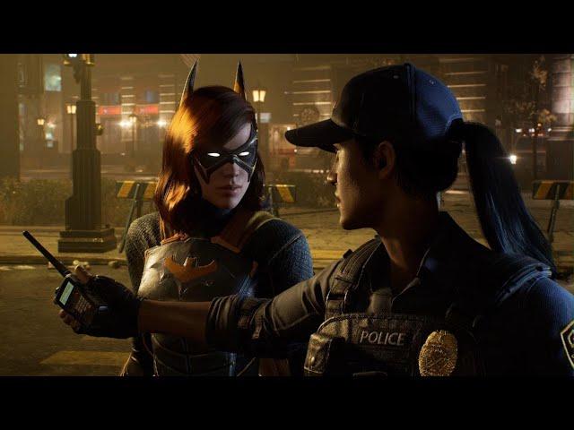 Gotham Knights - Batgirl jokes with Montoya