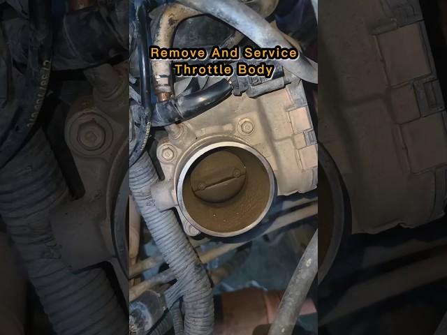 How to Remove And Service Throttle Body #automobile #repair #mechanic #throttlebody #car #shorts