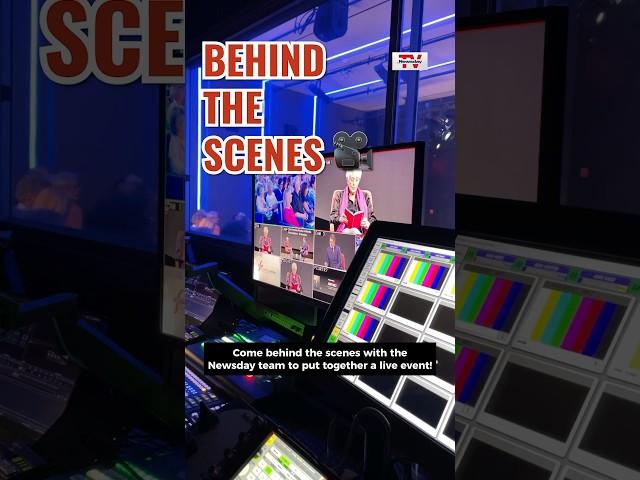 Behind the scenes of Joan Baez live event in Newsday studio #newyork #behindthescene #livetv