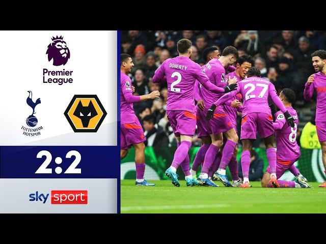 Aufwärtstrend hält an: Wolves sichern spätes Remis | Tottenham Hotspur - Wolverhampton | Highlights