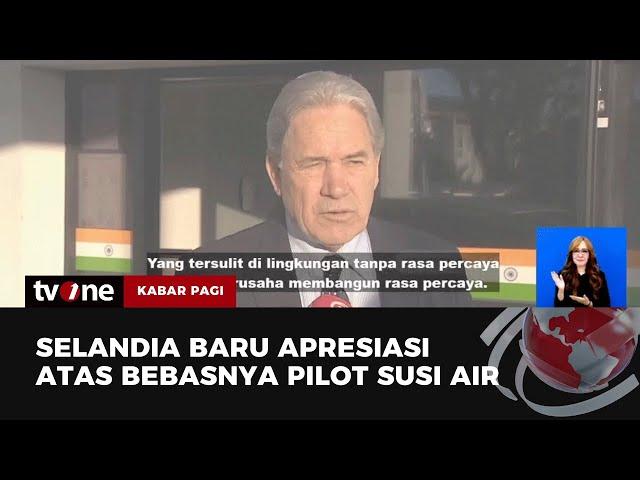 Pemerintah Selandia Baru Sangat Mengapresiasi RI atas Pembebasan Pilot Susi Air dari Sandera KKB