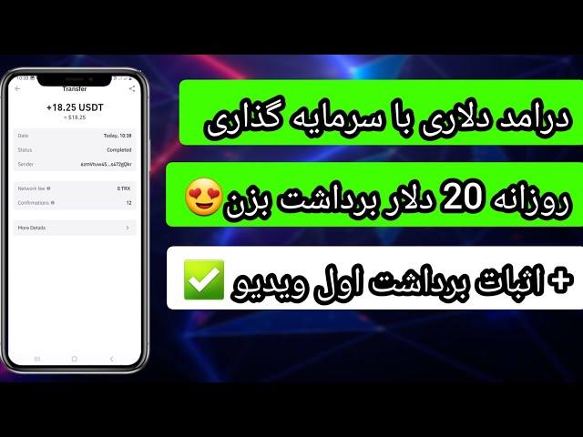 کسب درآمد دلاری روزانه 20 دلار با اثبات برداشت اول ویدیو کاملا واقعی و خودکار