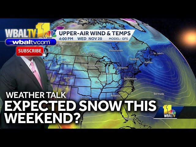 Weather Talk: Will the region see snow this weekend?