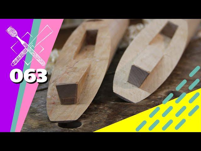 Joint Venture Ep. 63: Double dovetailed scarf joint "Koran Hokogi Ari-Sogi" (Japanese Joinery)