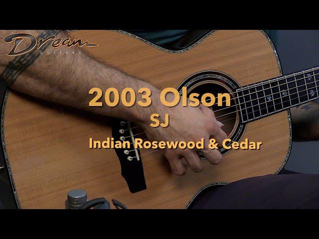 Dream Guitars - 2003 Olson SJ, Indian Rosewood & Cedar #acousticguitars #guitardemo