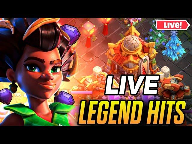 CLASH OF CLANS LEGEND HITS DAY 11 TH16 LIVE