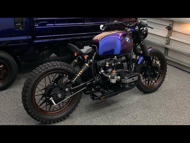 BMW Scrambler Full Timelapse Build (R80RT)