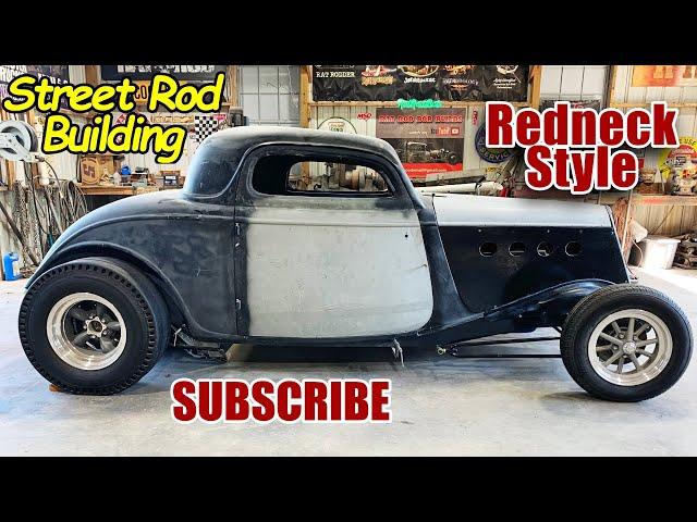 Slinging Fiberglass On The 34 Ford Coupe