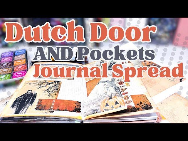 Weekly Creative Journal Setup & Plan With Me October 2024 [Dutch Door Spread]