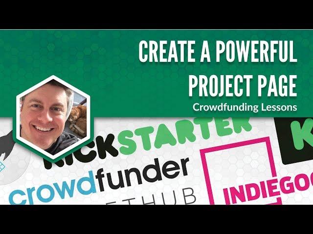 Crowdfunding: Create a Powerful Project Page