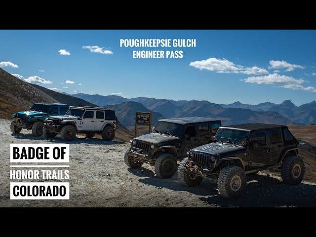 Jeep Badge of Honor Trails Colorado - Poughkeepsie Gulch and Engineer Pass