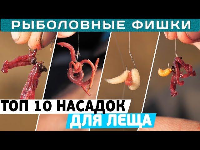 Лучшие насадки для ловли ЛЕЩА! ТОП 10 насадок на ЛЕЩА! #РыболовныеФишки