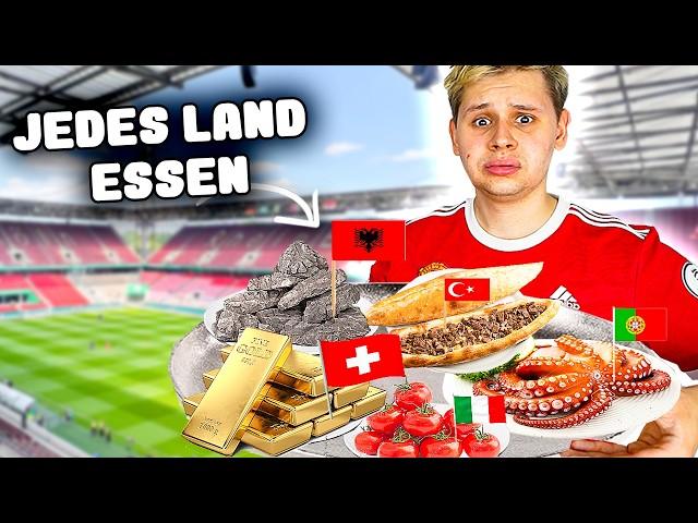 24 LÄNDER SPEZIALITÄTEN in 24 STUNDEN ESSEN(MEGA FOOD CHALLENGE!)