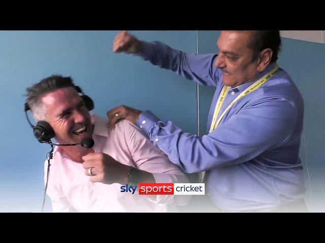 Kevin Pietersen and Ravi Shastri prank Nasser Hussain! 