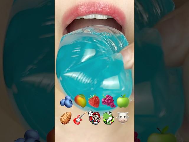 ASMR EMOJI FOOD 이모지 먹방 (sped up)