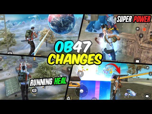 OB47 TOP 15 CHANGES | FREE FIRE NEW UPCOMING CHANGES | WINTERLAND UPDATES.