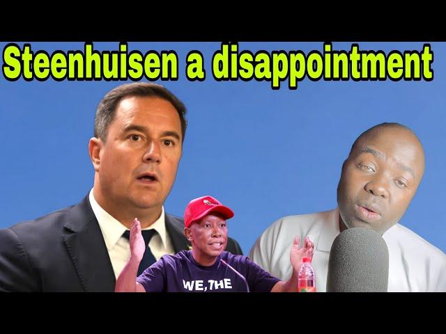 John Steenhuisen was a let down during meeting with Donald Trump.