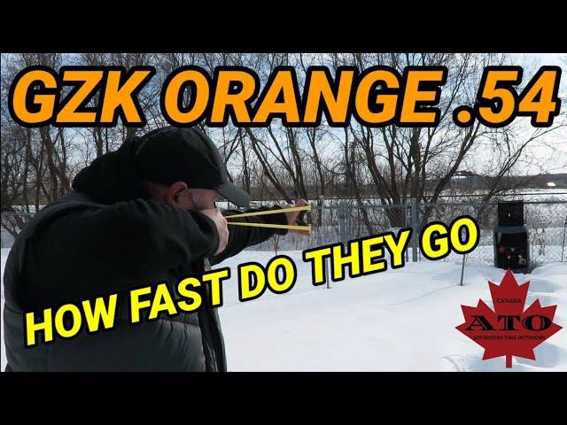 GZK ORANGE  .54 SPEED TEST 8MM AND 9.5MM AMMO