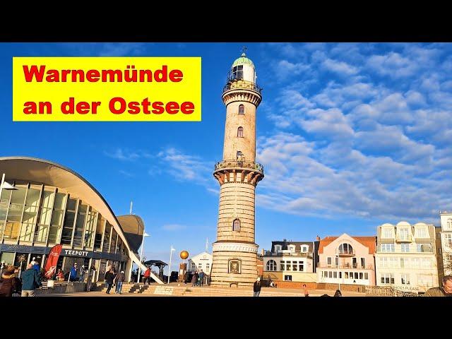 Warnemünde an der Ostsee in Mecklenburg-Vorpommern, Deutschland