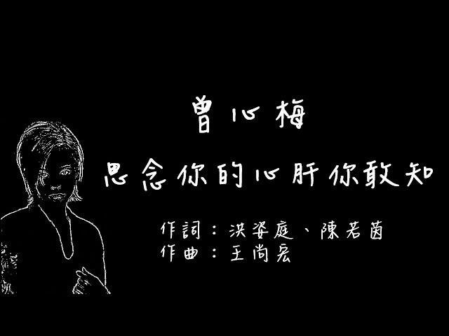 曾心梅  - 思念你的心肝你敢知【歌詞版】