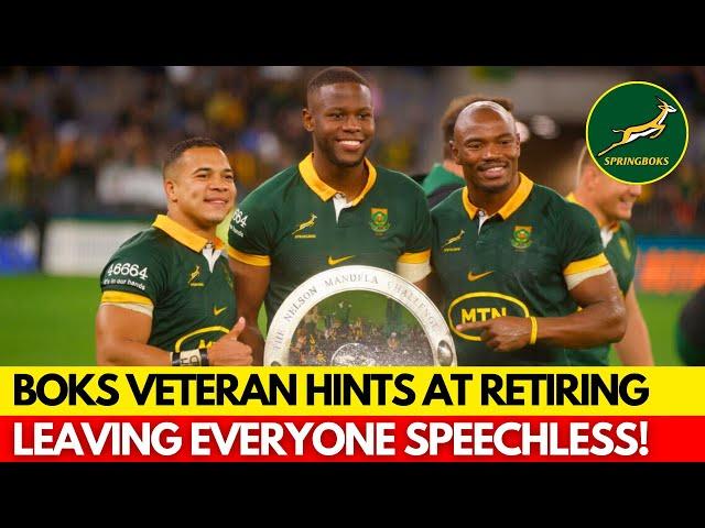 SPRINGBOKS LEGEND SIGNALS END OF CAREER AFTER YEARS OF GLORY | SPRINGBOKS NEWS