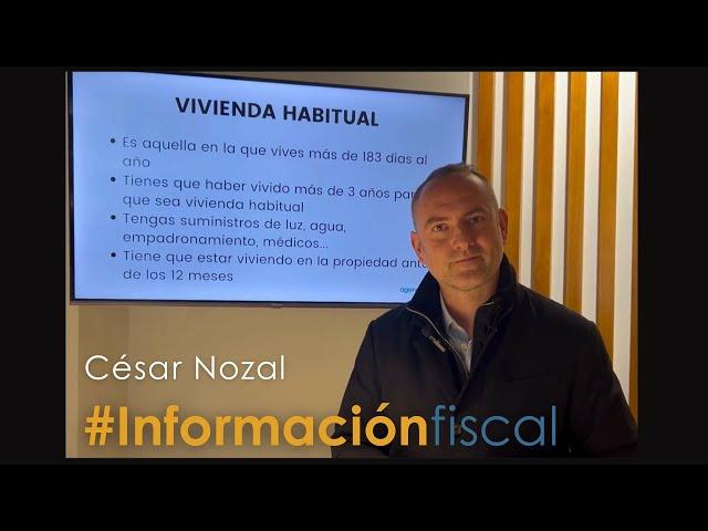 #Tipfiscal #informacionfiscal Vivienda Habitual ¿Qué es y cómo se determina fiscalmente?