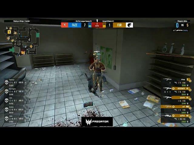 Art had 0 kills, but still knives Broky  | ESL pro league | CSGO